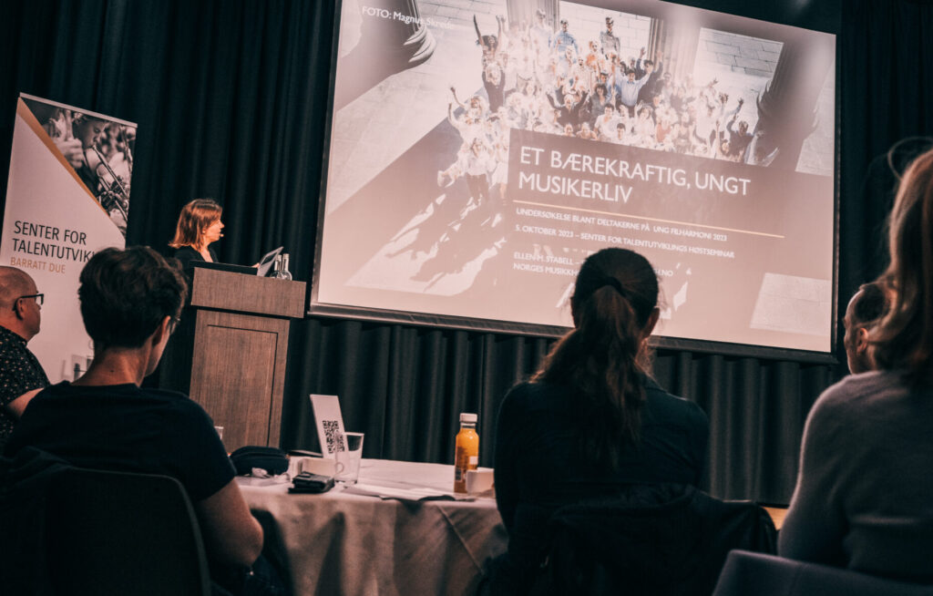 Ellen Stabell på Høstseminaret 2023. Foto: Magnus Skrede